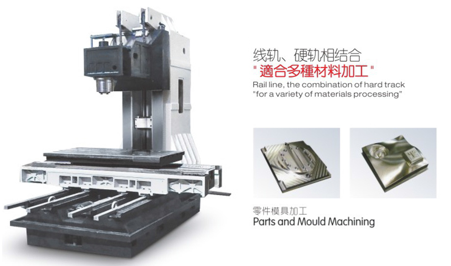 Vertical high speed machining center (two machine and one hard) Vmc-650L/1260L